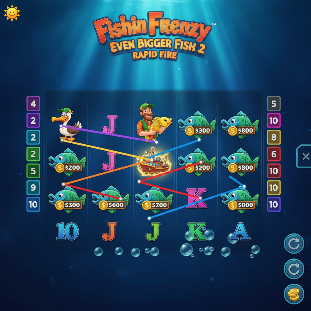 Fishin' Frenzy Even Bigger Fish 2 Rapid Fire