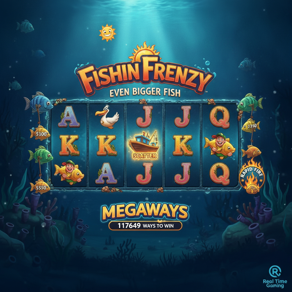 Fishin' Frenzy Even Bigger Fish 3 Megaways Rapid Fire
