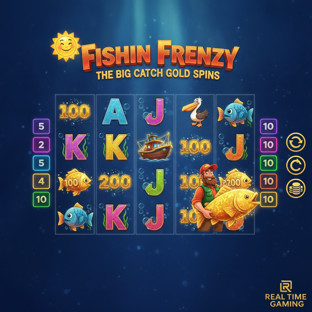 Fishin' Frenzy The Big Catch Gold Spins